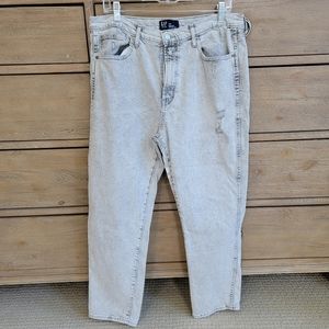 EUC GAP Factory High Rise Vintage Slim Jeans w/ Washwell Sz 14 28" Inseam